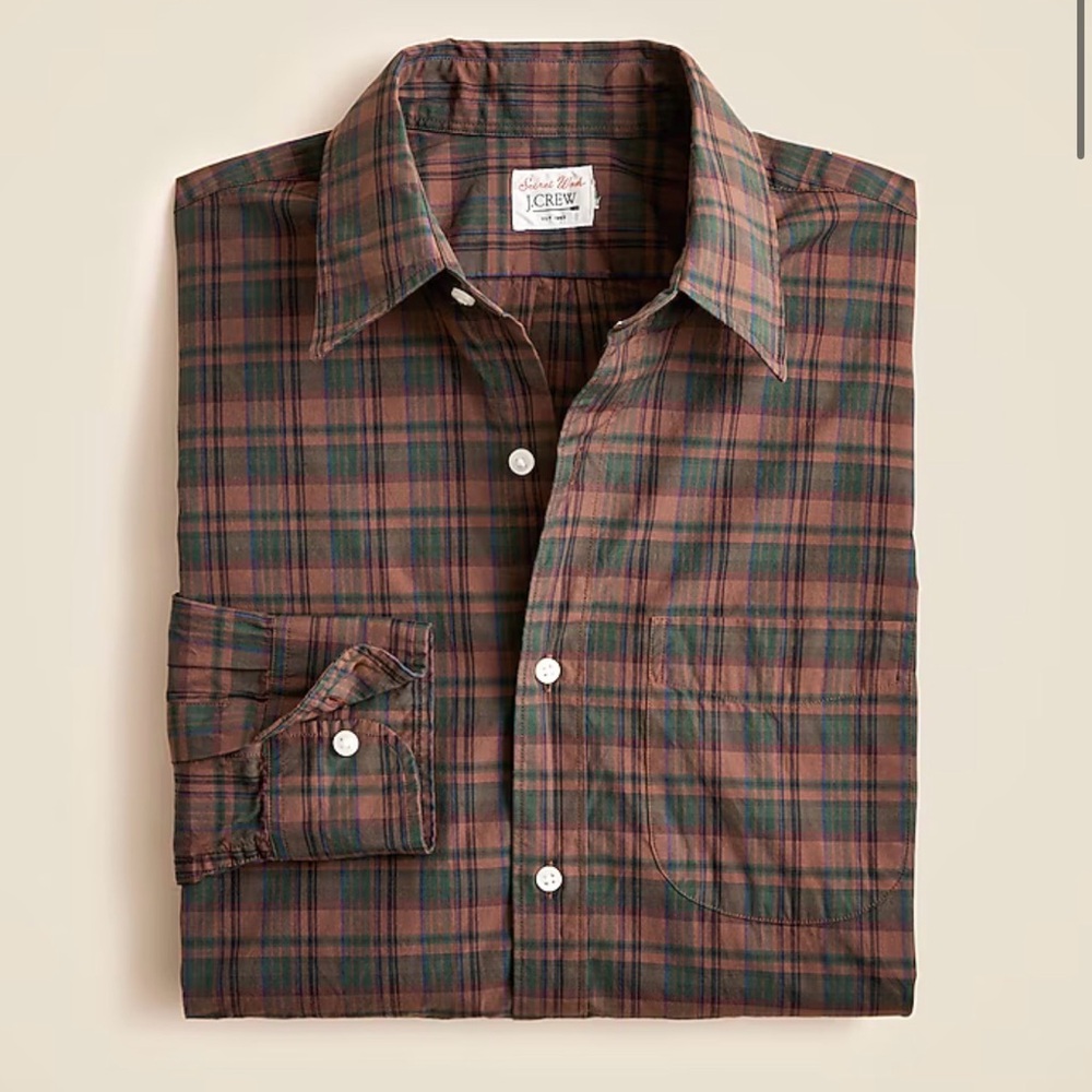 Jcrew Men’s Plaid Shirt